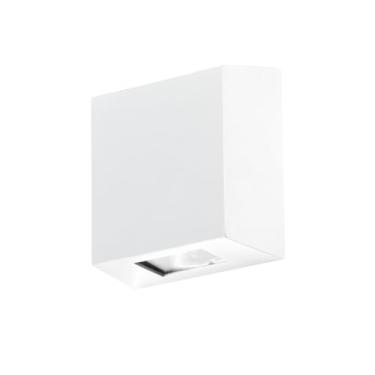 Imagem de Balizador Sobrepor Slim facho duplo Alumínio 15700 Branco Germany