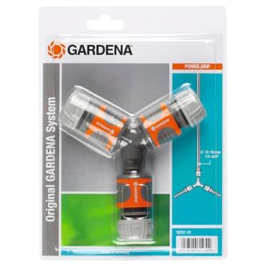 Imagem de Gardena Conjunto de acoplamento de mangueira bidirecional, 1,27 cm (1/2")