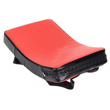 Imagem de SIWOTED Taekwondo Kick Boxing Pad Artes Marciais Muay Thai Foot Target Side Kick Punch Pad Tamanho Grande (Vermelha)