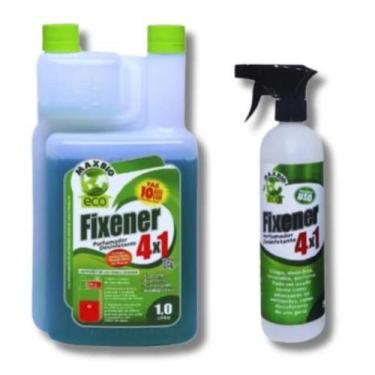 Imagem de Kit Maxbio Fixener 4 em 1 Limpa, Desinfeta, Neutraliza Odores e Perfum