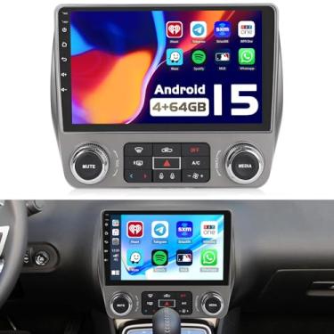 Imagem de Rádio veicular Android 15 para Chevrolet Chevy Camaro 2010-2015, tela sensível ao toque HD capacitiva de 9 polegadas para Camaro Head Unit com Carplay Android Auto 5G WiFi GPS Bluetooth 5.0 1280 * 720