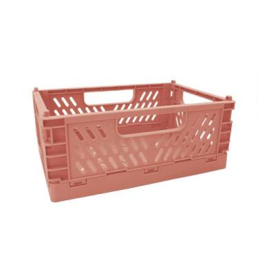 Imagem de caixa organizadora 6,5L dobrável de plástico multiuso - Oikos, U, TERR