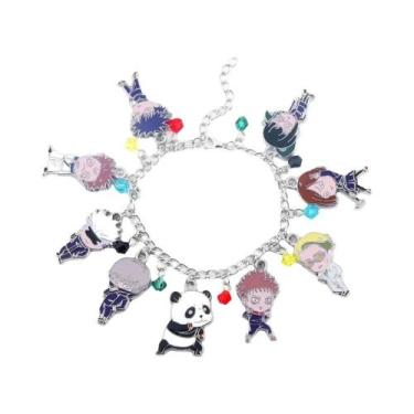 Imagem de Chaveiro De Anime Jujutsu Kaisen Nanami Kento Fushiguro Toji Pingente 