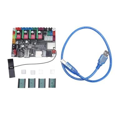 Imagem de Garosa Kit de Placa de Controle para Máquina de Gravação, 4 Eixos, Grbl, 32 Bits, Com Chip S3, Wi-fi, Controle Off-line para Gravador, Roteador Cnc Diy