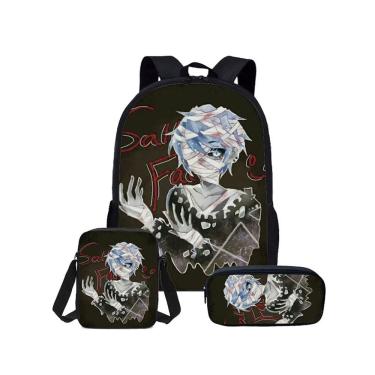 Imagem de Conjunto de mochilas Sallys Faces School Students, 3 unidades com bolsa de ombro