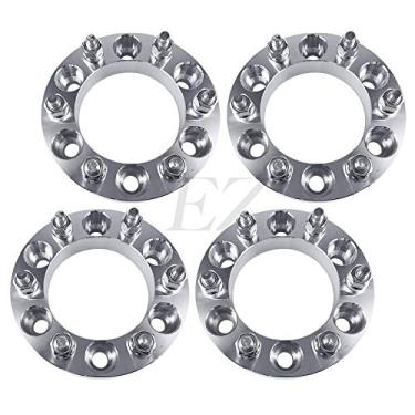 Imagem de 4 adaptadores de roda de billet 6 x 5,5 a 6 x 5,5 Furo de 108 mmezaccessory Thickness - 1 Inch 6550-6550T-10