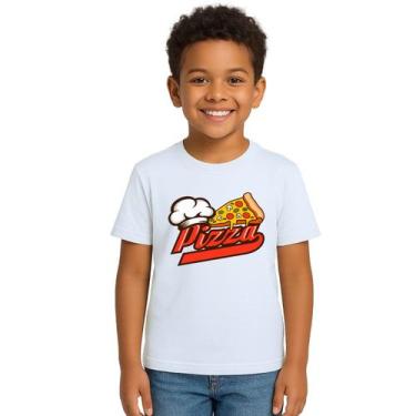 Imagem de Camiseta Pizza Pizzaiolo Pizzaria Estampa Personalizada - UseP4, Branc