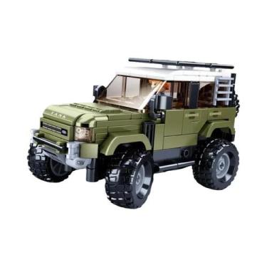 Imagem de Blocos De Montar Modelo De Tanque Urbano Off-Road Sluban Carro De Cida