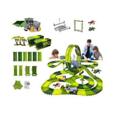 Imagem de Conjunto De Pista De Corrida De Dinossauro Elétrico Para Crianças, Bri