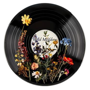 Imagem de Suncatcher acrílico colorido, decoração de janela suspensa de flores com design de vitral impresso, apanhador de sol, arte de parede de criador de arco-íris, ornamentos de Natal para uso interno e