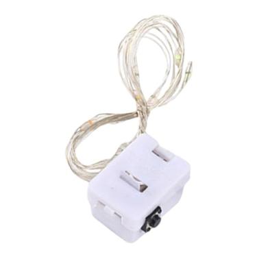 Imagem de IEUDNS Cordão de LED para fadas, à prova d'água, criativo e versátil, alimentado por bateria, com 20 LEDs, ideal para árvores de Natal, ambientes, Luz Branca