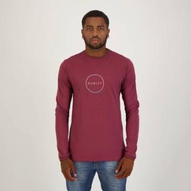 Imagem de Camiseta Hurley Manga Longa Inside Bordô-Masculino