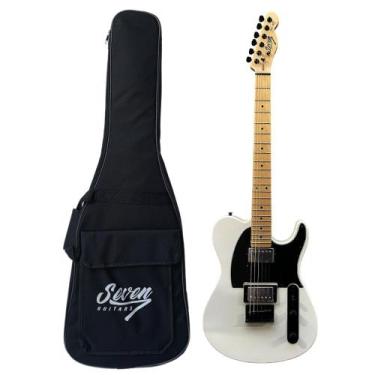 Imagem de Guitarra Telecaster Seven Stc-307 HH Branca C/ Bag - Seven Guitars