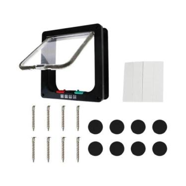 Imagem de Portão De Segurança Com Fechadura De 4 Vias Para Cães E Gatos, Suprime