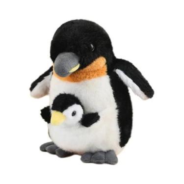 Imagem de Brinquedo De Pelúcia Kawaii De Mãe E Filhote: Coala, Pinguim, Golfinho