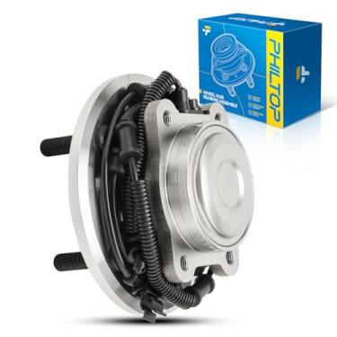Imagem de PHILTOP 512360 Rolamento de roda traseira e conjunto de cubo para Chrysler Town & Country 2008-2011, Dodge Grand Caravan 2008-2011, Volkswagen Routan 5 terminais com ABS