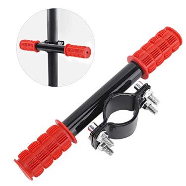 Imagem de KIMISS Punho de Guiador de Segurança Em TPU e Ferro para Ajuste na Scooter Elétrica Mijia - Ajustável, Confortável, Leve, 2 Cores (Vermelho)