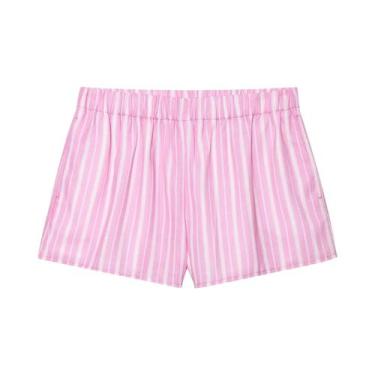 Imagem de Camisa Casual Listrada Feminina De Verão Com Manga Longa, Botões Front