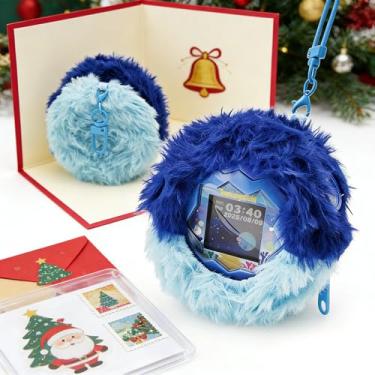 Imagem de xcivi Protective Cover Compatible with Tamagotchi Paradise, Soft and Fluffy Protective Cover for Tamagotchi Paradise Set, Accessories for Tamagotchi Paradise (Blue)