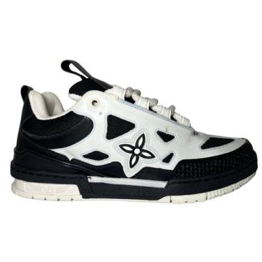 Imagem de Tênis vanscy skate masculino v3825, Preto off white, 39