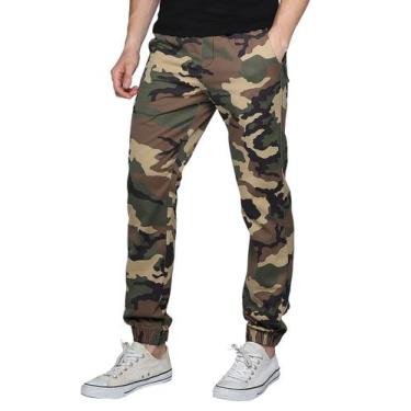 Imagem de Calça de corrida chinesa masculina Pants Match, modelagem folgada, 42 