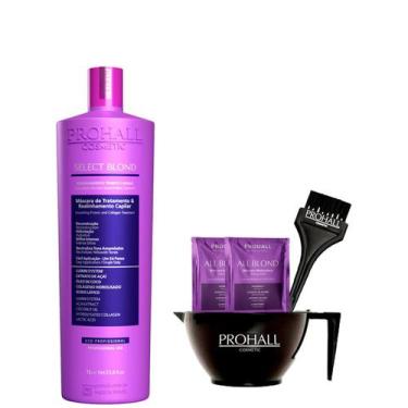 Imagem de Progressiva  Orgânica Para Loiras Select Blond 1lt e Kit - Prohall