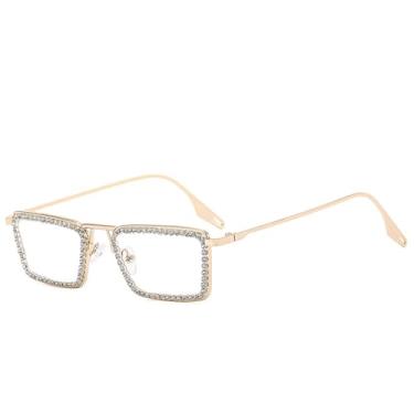 Imagem de Óculos de Sol UV400 - Cores Vibrantes, Armação Pequena, Lentes Transparentes em Metal, para Homens e Mulheres, Esportes ao Ar Livre, Corrida e Ciclismo, 08