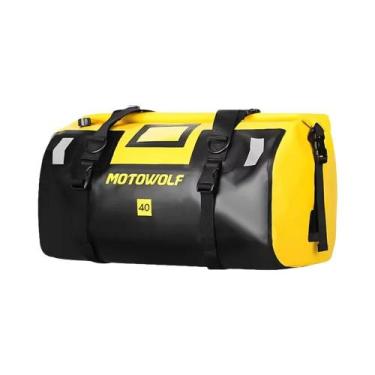 Imagem de Bolsa Traseira Impermeável Para Motocicleta 20L-100L, Mochila De Viage
