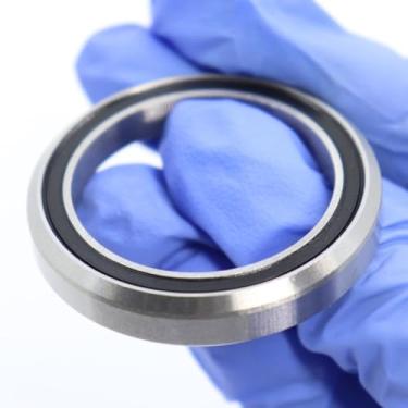 Imagem de XMGKMN Rolamentos selados para fone de ouvido de bicicleta 41H6,5 41 x 30,15 x 6,5 mm (2 peças) 45/45 graus de aço leve afunilado superior inferior