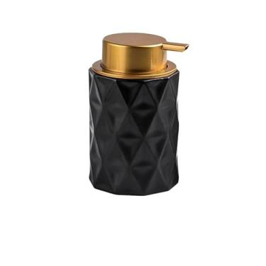 Imagem de Dispensador de sabão líquido para dispensador de sabão de cozinha, frasco de loção de cerâmica simples, sabonete de mão, gel de banho, dispensador de xampu para cozinha, banheiro, bomba dispensadora