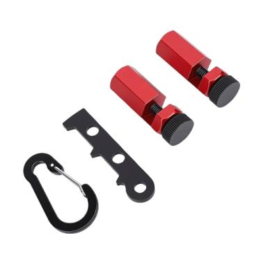 Imagem de SUNGOOYUE Medidor de Escada Alto, Botões de Medidor de Escada, Liga de Alumínio Anodizado, Suporte Plano Anti-perda Hexagonal Com Gancho para Serra Circular de Quadrados de Carpintaria