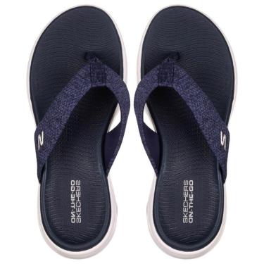 Imagem de Chinelo Skechers On The Go 600 Feminino Marinho-Feminino