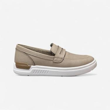 Imagem de Tênis Slip On Kidy Respi-Tec Infantil Bege-Masculino