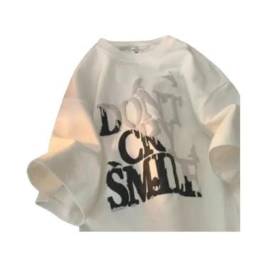 Imagem de Camiseta Casual Masculina 8XL Com Gola Redonda, Manga Curta, Estilo Re