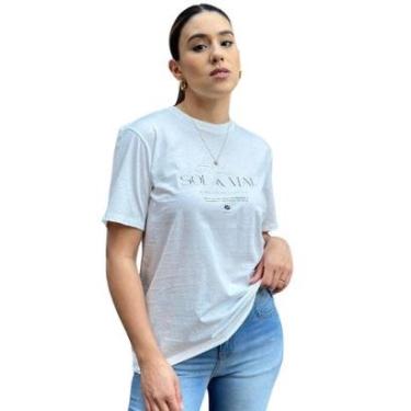 Imagem de Camiseta Feminina Alto Relevo Sol & Mar Colcci-Feminino