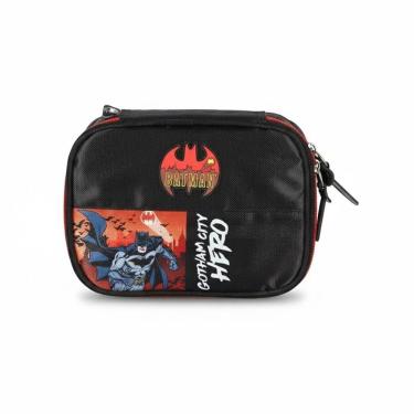 Imagem de Estojo Box Escolar Batman Vermelho - Luxcel