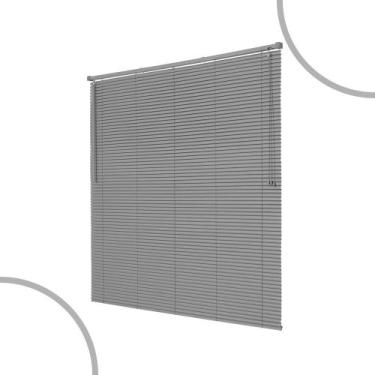 Imagem de Persiana Horizontal De Pvc 1,40x1,30m Cortina Blackout Várias Cores - 