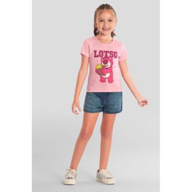 Imagem de Blusa infantil menina do Lotso com brilho Brandili-Feminino