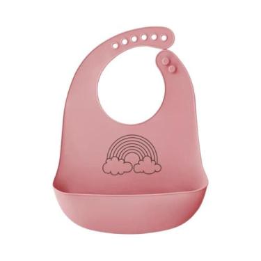 Imagem de Babadores De Silicone Ajustáveis E Impermeáveis Para Bebês, Macios E C