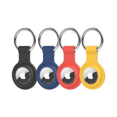 Imagem de Capa Protetora Anti-Perda E Anti-Risco Para Apple AirTags, Chaveiro, P