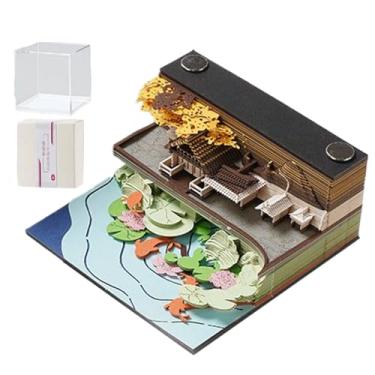 Imagem de Calendário de bloco de notas 3D 2026 - Calendário de mesa 2026 destacável | Notas de , para anotações, planejamento de gerenciamento de agendamento