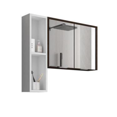 Imagem de Espelheira Celta Com Armario 2 Portas Para Banheiro - Loja DoceLar, No