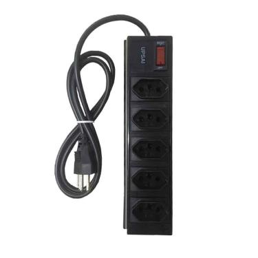 Imagem de Filtro de Linha com 5 Tomadas e Disjuntor Slim Upsai