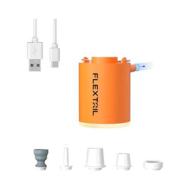 Imagem de Bomba De Ar Portátil Mini Com Luz E Carregamento USB-C Para Colchões I