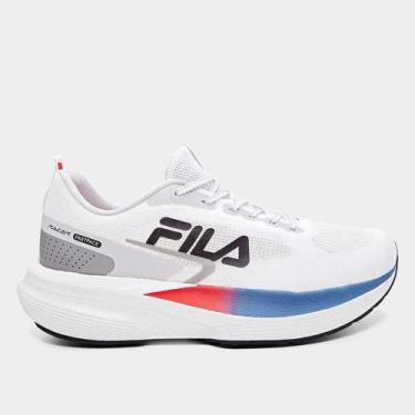Imagem de Tênis Fila Racer Fastpace Masculino, Branco, Vermelho, 43
