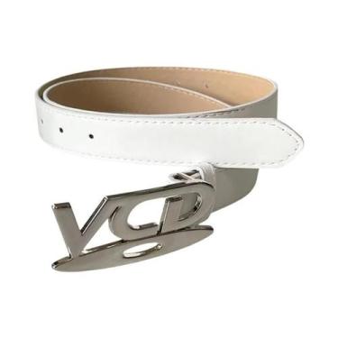 Imagem de Cinto Feminino Y2K Retrô Com Fivela De DVD, Acessório Moderno E Versát