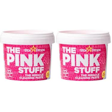 Imagem de Pasta de limpeza Stardrops The Pink Stuff Miracle, pacote com 2