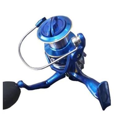 Imagem de Molinete Belga 20 Albatroz Fishing 3 Rolamentos, Azul