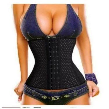 Imagem de Cinta Modeladora Feminina Redutora 3XL  Afina a Cintura e Define o Abd