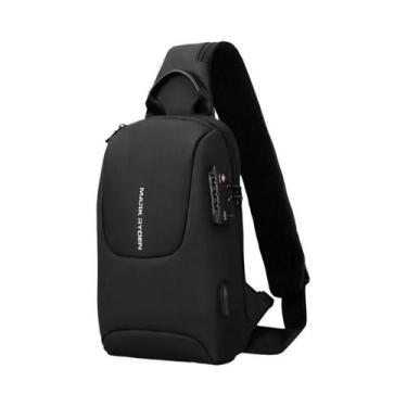 Imagem de MARK RYDEN Bolsa crossbody masculina de couro anti-roubo à prova d'águ